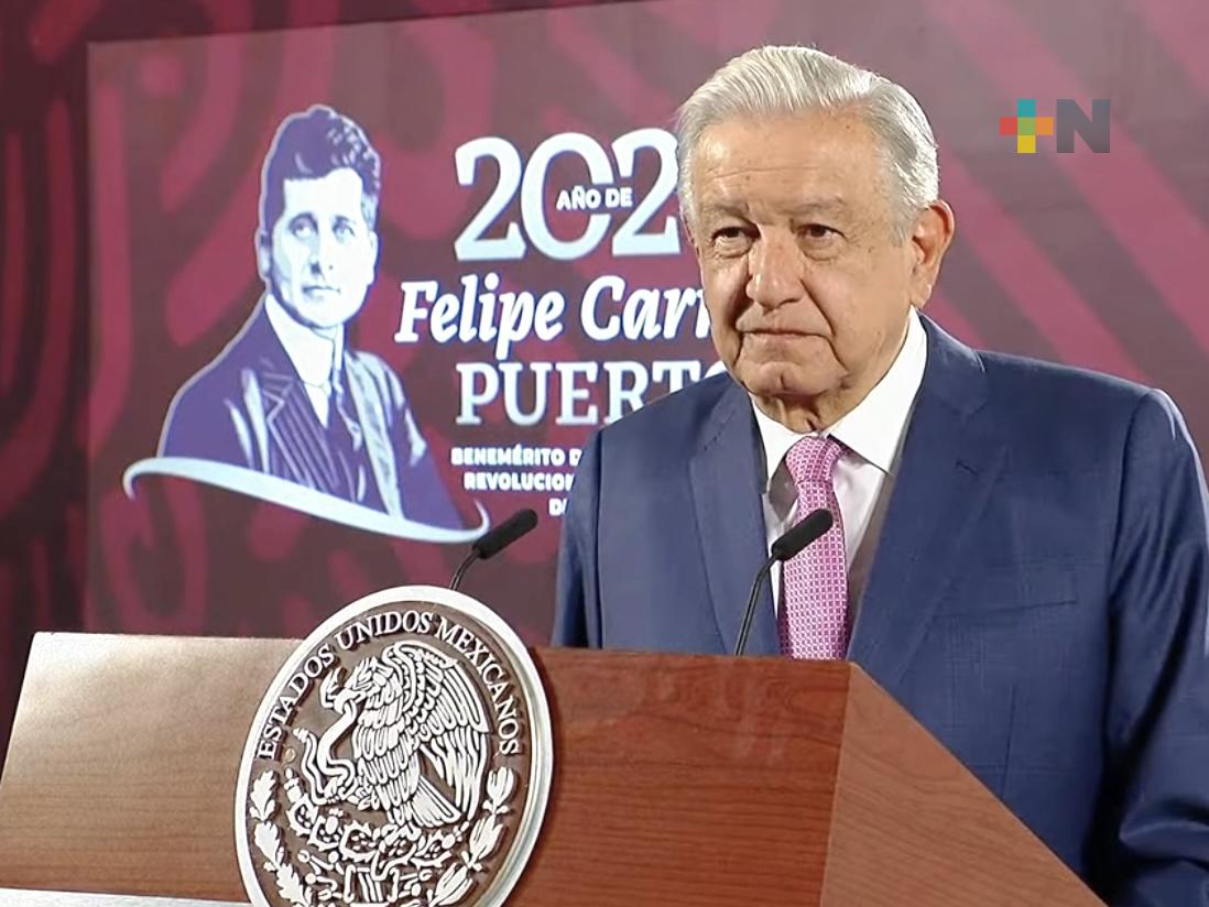 Adversarios no aceptan resultados de las elecciones porque no respetan al pueblo: AMLO